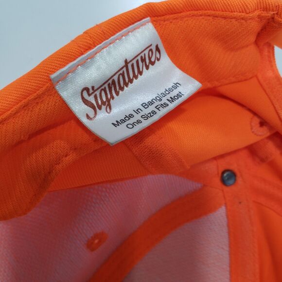 Signatures Florescent Orange Adjustable Hat - Picture 3 of 8